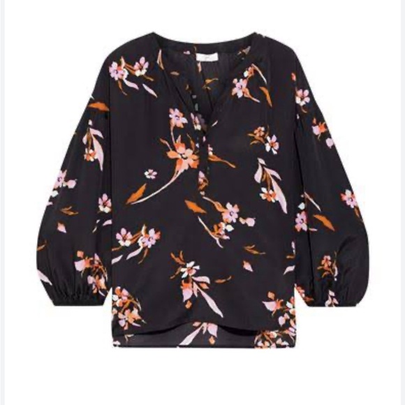Joie Tops - Joie floral black blouse